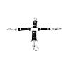 Restraints Bound Leather 4 Way Hog Tie with Sturdy Straps