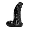 ALL BLACK 13cm Ribbed G-Spot Dildo