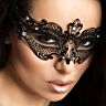 Masquerade Mask Chilirose CR 3755 Black Crystal
