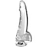 Dildo King Cock Clear 15.2cm Realistic Pleasure