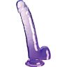 Dildo King Cock 20.3cm Realistic Clear Design