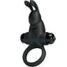 Vibrator Pretty Love Rabbit Ring 10 Vibes Black