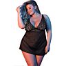 Lingerie Set Baby Doll & G-Set Black L/XL