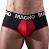 Macho Underwear Slip MS26N Black/Red - Comfort Fit