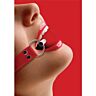 Ouch solid ball gag with rubber and ball red