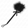 KINK Nylon Feather Teaser Whip Black 25cm
