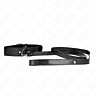 KINK Collar & Leash 116cm Adjustable Black