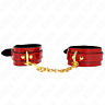 KINK Joanna Angel Red Wrist Restraint with Chain