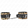 BDSM Restraints KINK Adjustable Leopard Cuffs