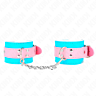 BDSM Restraints KINK Adjustable Pink Wrist Cuffs