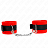 BDSM Wrist Restraints KINK Red & Black Design