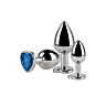 S Pleasures Metal LIA Anal Plug 3 Pack