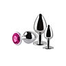 Metal MAX Anal Plug Set by S Pleasures Metal