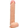 Realistic cock - with scrotum - 15 inch - skin