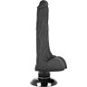 Realistic Basecock 2-in-1 Vibrator, Black 18.5cm