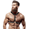 Eco-Leather Double Strap Harness for Men