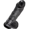King cock 10 inch with balls black