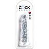 Realistic Dildo King Cock Clear 19.7 cm Translucent