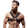 Men's Harness FETISH SUBMISSIVE ATTITUDE Cross-over