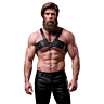FETISH SUBMISSIVE ATTITUDE Eco-Leather Chest Harness