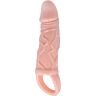 Penis Extender Sleeve BAILE 13.5 cm with Testicle Strap