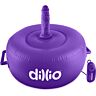 Dillio vibrating inflatable hot seat purple
