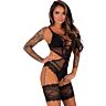 Bodysuit Livco Corsetti Hawain Transparent and Shaping