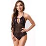 Crotchless Bodystocking Livco Corsetti Daiana | Black