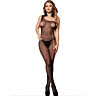 Sublime One Shoulder Bodystocking with Diamonds