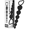 BLACK&SILVER Mila Anal Beads 5-Bead Chain