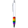 Fun Items PRIDE LGBT Flag White Pen
