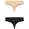 Thongs BYE BRA INVISIBLE THONG 2 PACK Seamless Comfort