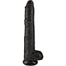 King cock 14 with balls black