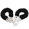 Plush Black Handcuffs