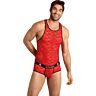 Camiseta Masculina ANAIS MEN BRAVE TOP XL con encaje rojo
