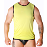MACHO UNDERWEAR Yellow T-Shirt L/XL - Sporty Cut