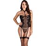Bustier and Stocking Lingerie Set by S Pleasures