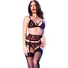 Lingerie Set CHILIROSE CR 4883 with Garter