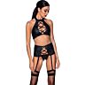 Passion Nancy Eco-Friendly Leather L/XL Lingerie Set