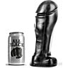All Black Dildo 22 cm with Broad Tip