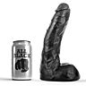 Dildo All Black 22 CM – Soft and Flexible Design
