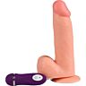 Vibrator SHEQU Adam Dildo with Remote Control 21cm