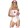Nurse Costume Subblime Off The Shoulder Teddy S/M