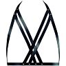 Bijoux indiscrets maze halter bra harness black