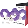 Metal Handcuffs Darkness Lilac Lined