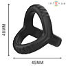 Ring INTENSE FOR HIM CARSON with Double Silicone Design