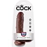 Dildo King Cock 8" with Realistic Feel and Suction Base