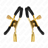 Nipple Clamps KINK Gold 6cm Precision Adjustable Pressure