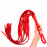 BDSM Whip KINK IMPACT & TOUCH Red Short Handle