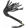 BDSM Whip KINK Black Suede Mini 30 cm